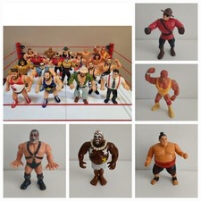 WWF HASBRO WRESTLING FIGURE - VINTAGE WWE WCW ACTION FIGURES CUSTOM BUNDLE