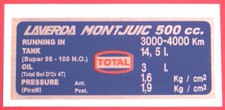 LAVERDA  MONTJUIC 500  FOIL