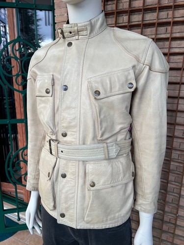 Belstaff heavy leather jacket - belstaff,