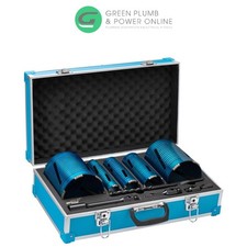 OX 5 Core Drill Set & Accessories Diameter 38mm, 52mm, 65mm, 117mm, 127mm