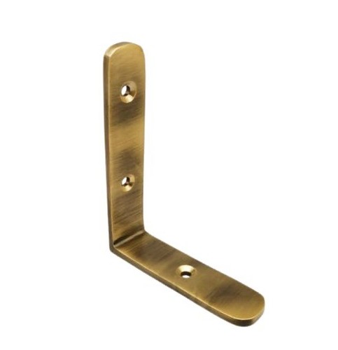 Antique brass shelf brackets - shelf, |