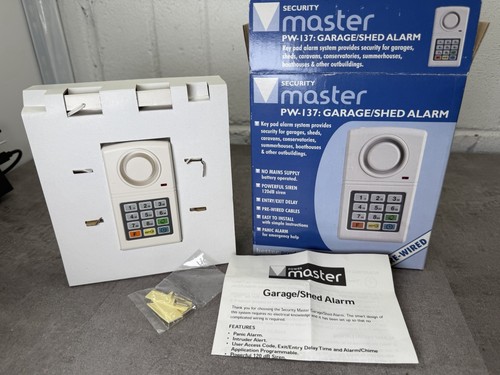 Garage shed alarm battery - garage/shed, alarm,