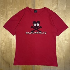 Radiohead T Shirt Vintage Red