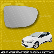 For Renault Clio wing mirror glass 12-19 Right Driver side Spherical