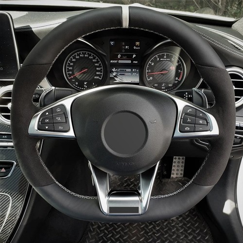 Alcantara steering wheel cover - steering,