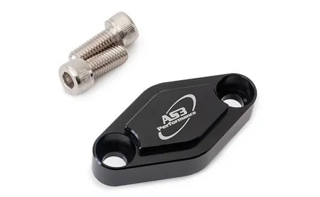 As3 rear brake block off - rear, plate