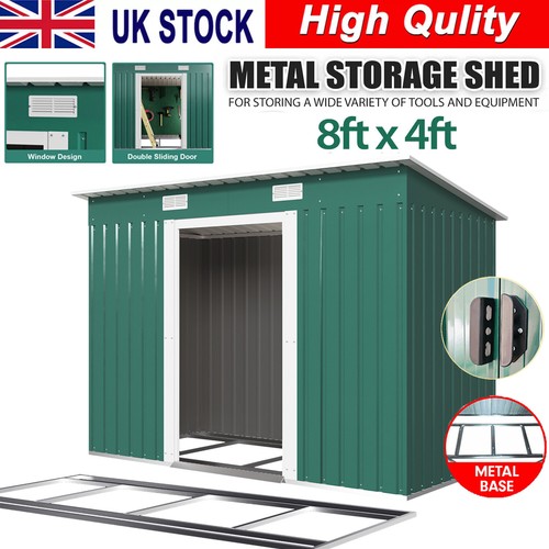 8x4ft garden storage shed with - garden,