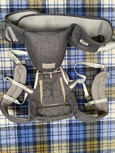 Grey baby carrier front - baby, pack
