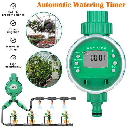 Automatic garden water timer - water,