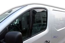 Wind Deflectors Fits Renault Trafic Mk3 2014-Up 2-Pcs Set Tinted Heko