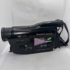 Panasonic NV-RX2B RX2 Camcorder Movie Camera VHS Plus Battery - Untested