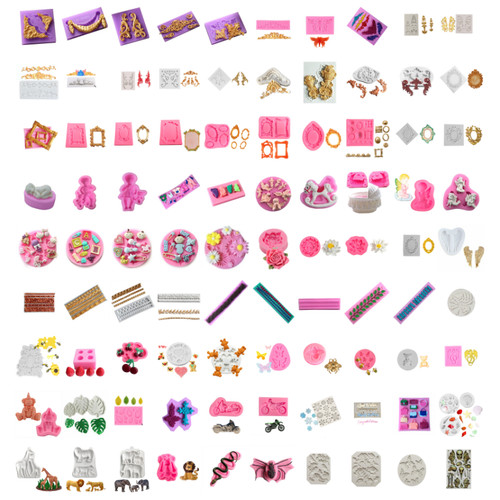 Silicone mould fondant - mould, cake