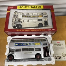 Sunstar 2903 Routemaster. 1:24 Scale Silver Daily Express Routemaster FREE POST 