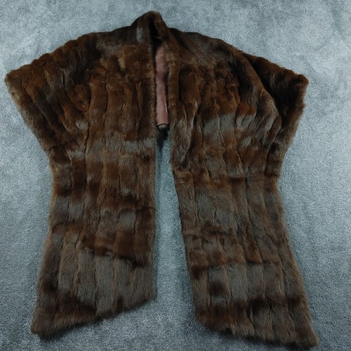 Vintage fur stole scarf womens - fur,