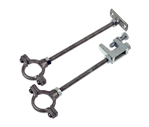 Malleable iron pipe mounting - malleable,