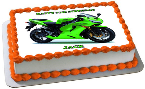 Motorbike premium edible - motorbike, a4