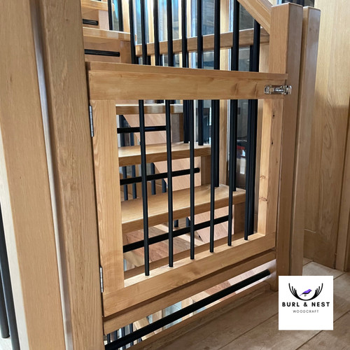 Bespoke wooden stair - bespoke, gate