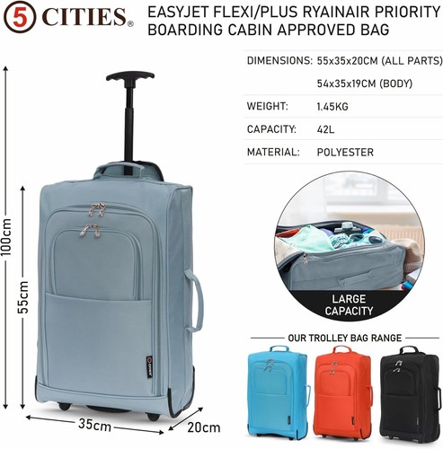 Hand cabin luggage 55x35x20 - hand,