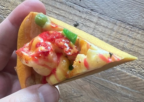 Pizza fridge magnet novelty - pizza,