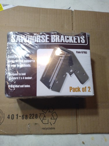 Sawhorse brackets pack tough - 2,