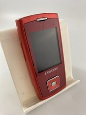 Samsung SGH-E900 Red Unlocked 80MB 2.0" 2MP Mobile Slide Phone Incomplete
