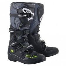 Alpinestars Tech 5 Five MX Motocross Boots (Dark Grey, Black)