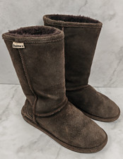 Bearpaw Womens Brown Suede