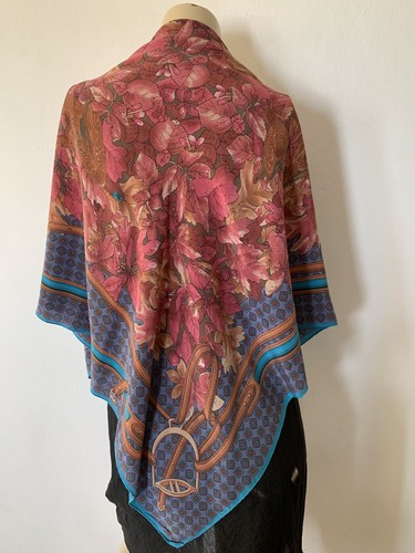 Vintage blue pink equestrian - vintage,