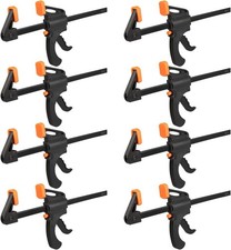 4 Inch Bar Clamps, 8 Pack