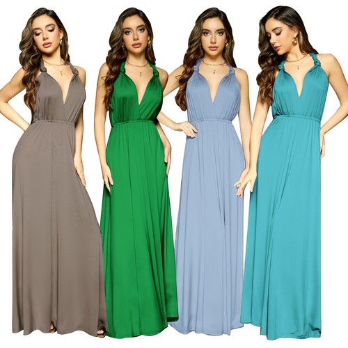 Ladies formal dress long maxi - dress,