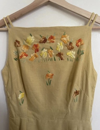 1960s vintage floral - , hand