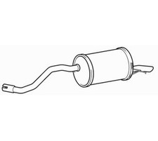 Rear Silencer Back Box with