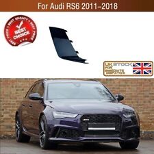 FOR AUDI A6 RS6 C7 FRONT BUMPER GRILLE COVER TRIM LEFT N/S LH GLOSS BLACK