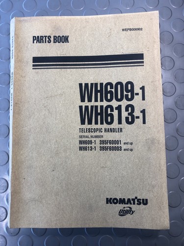 Komatsu parts book wh609 - komatsu,