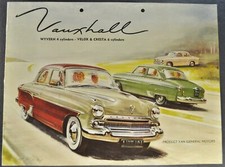 1956 Vauxhall Velox Cresta Wyvern Catalog Brochure Original GM 56 Dutch Text