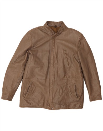 Vintage mens leather - mens, jacket