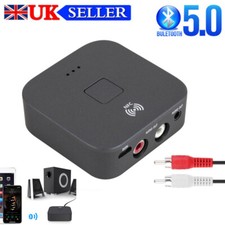 NFC Wireless Bluetooth 5.0 Audio Transmitter Receiver HiFi Music Adapter AUX RCA