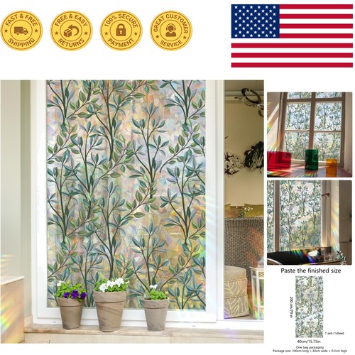 Decorative floral window film - window,