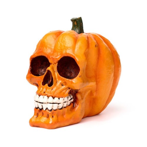 Pumpkin skull gothic - skull, ornament