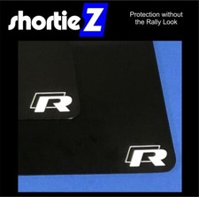 shortieZ | Mud Flaps & Fixings: VW Golf Mk7 | Mk7.5 R Black 4mm PVC *Gloss R-W