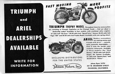 1949 Triumph Trophy & Ariel
