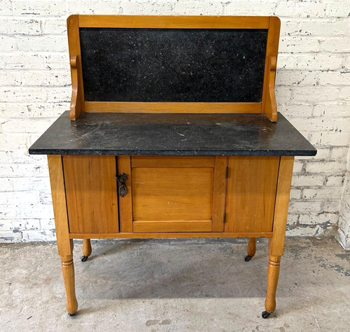 Antique edwardian beech - edwardian, marble