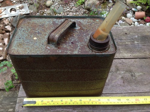 Vintage esso paraffin tin fuel - paraffin,