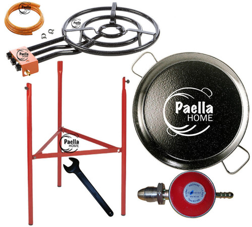 80cm enamelled paella pan - pan, +
