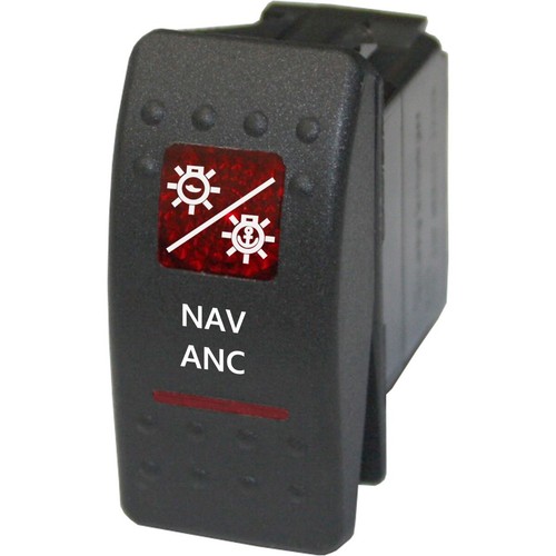 Rocker switch 781r2 red - switch,