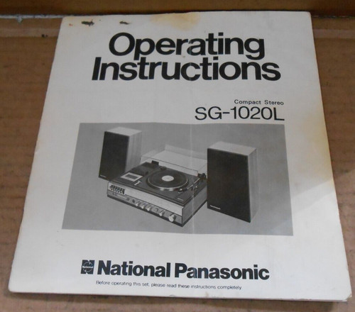 Vintage panasonic 1020l - vintage, sg-1020l