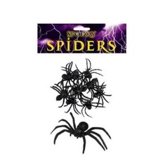 9 x Large Halloween Spiders