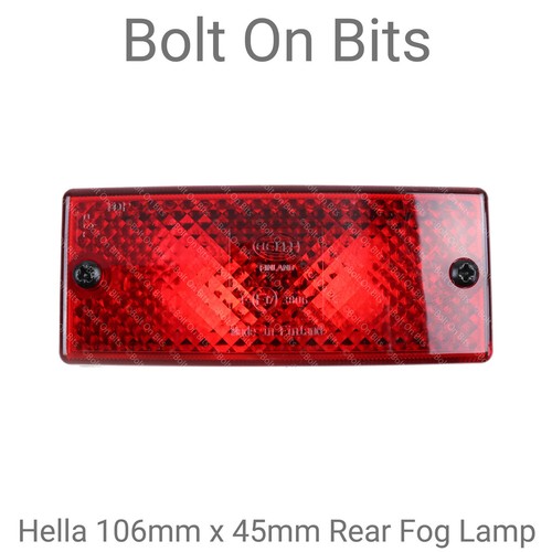 Hella rear fog lamp - hella, lamp/light