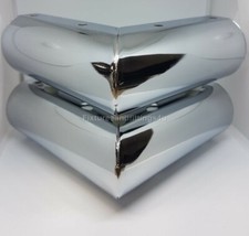 4 Metal Chrome L Shape Corner