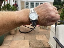 Sandoz  Henri Automatic Diamond 2824 Sapphire crystal “Helen Of Troy” Watch.